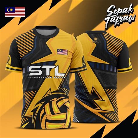 New Stl Sepak Takraw Jersey Size Xs Xxxl Unisex 3d Printed Tshirt Shopee Philippines