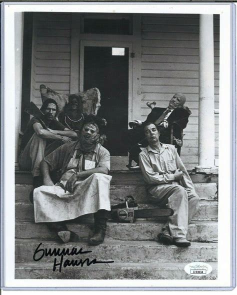 Gunnar Hansen Texas Chainsaw Massacre Autographed 8x10 Jsa