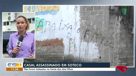 Casal é assassinado a tiros na frente dos filhos em Vila Velha ES