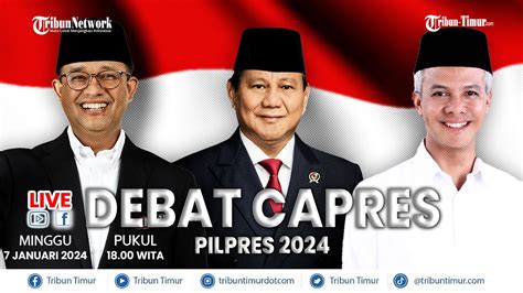 Live Debat Calon Presiden Pertahanan Keamanan Hubungan