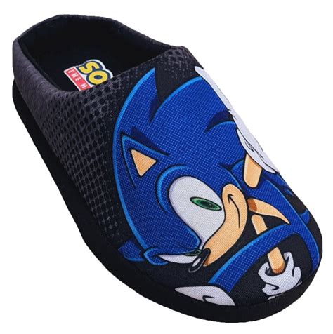 Mens Novelty Slippers Batman Sonic Avengers Yoda Slip On Mule Comic Fun