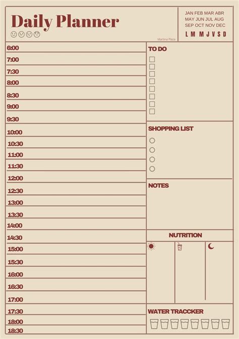 Notes Planner Daily Planner Pages Planner Layout Journal Layout