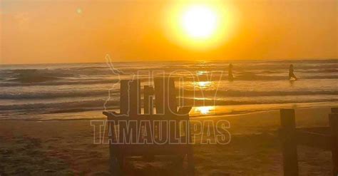 Hoy Tamaulipas Foto Del Dia Atardecer El Playa Miramar