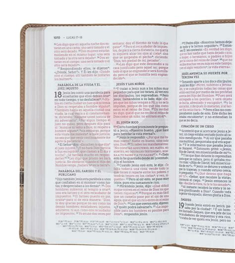 Biblia NBLA Ultrafina Letra Gigante Imitacion Piel Beige Libreria