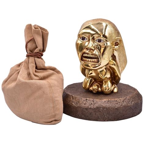 Indiana Jones Golden Fertility Idol 11 Gold Plated With Eyes Etsy Canada