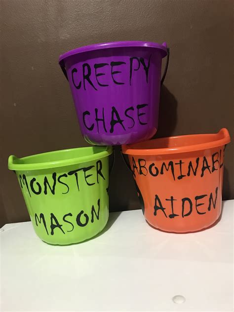halloween bucket