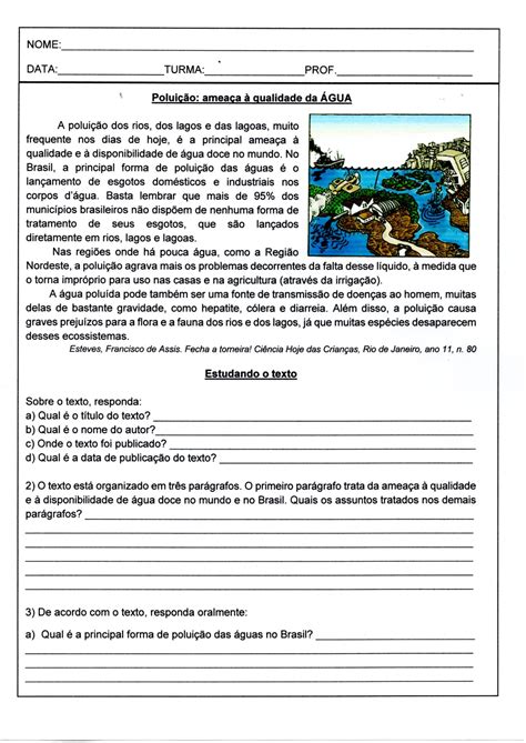 Poluição Da água Texto - 6