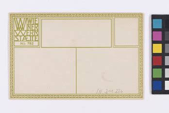 Postkarte der Wiener Werkstätte Nr 792 Osterkarte Wien Museum