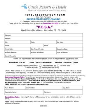 Fillable Online Www2 Hawaii Ocean Resorts Registration Form Www2