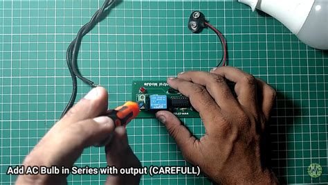 Infrared IR Remote Control Relay Module Using TSOP1738 CD4017