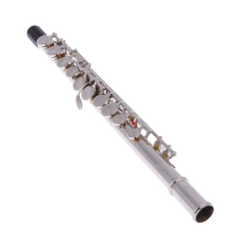 Western Concert Flute Silver Plated 16 Holes C Key Cupronickel Woodwind