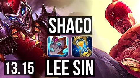 SHACO Vs LEE SIN JNG 10 0 3 3 1M Mastery 2800 Games Legendary