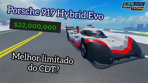 Melhor Carro Limitado Do Cdt Porsche Hybrid Evo Car Dealership