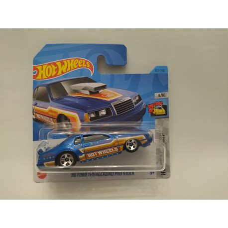 FORD THUNDERBIRD PRO STOCK BLUE DRAG STRIP HOT WHEELS BCN STOCK CARS