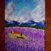 Lavender Farm Original Acrylic Painting X