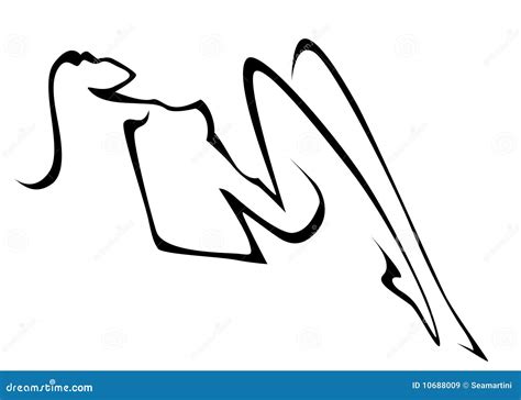 Naked Woman Stock Vector Illustration Of Healthy Fashion 10688009