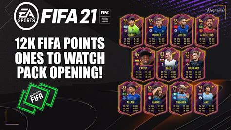 Fifa 21 12k Fifa Points Pack Opening Otw Totw Icons Youtube