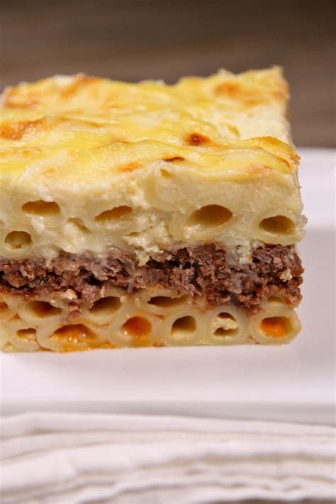 Pastitsio Greek Lasagna Recipe Girl