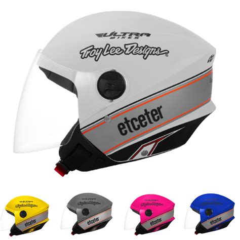 Capacete Moto Aberto Masculino Feminino Etceter Open Power Brands Fosco