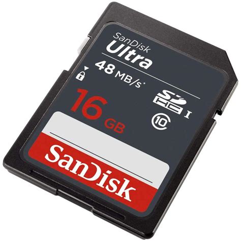 Sandisk Ultra Tarjeta De Memoria Flash Para C Maras Gb Class