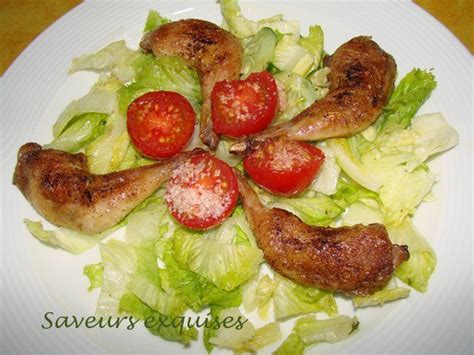 Salade Aux Cuisses De Cailles Saveurs Exquises