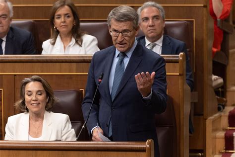 Parlamento Europeo Feijóo pide a Sánchez no eternizar lo que es