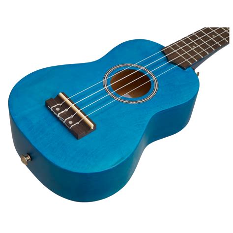 Combo Ukulele Soprano Acústico Cascha Color Azul Axcess