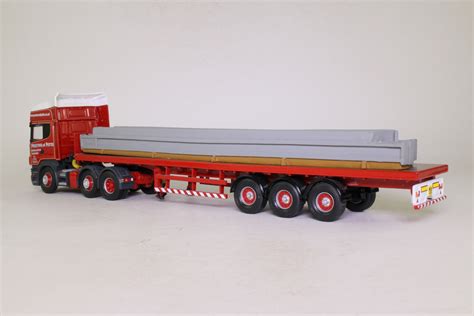 Corgi Classics Cc Scania Topline Flatbed Trailer Steel Load