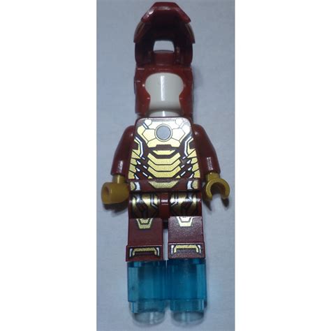 LEGO Iron Man Mark 42 Armor Minifigure with Plain White Head | Brick ...