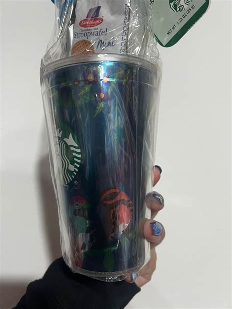 Vaso Starbucks Azul Con Regalos Ml Coin Store