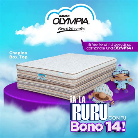 Camas Olympia Chapina One Boxtop Set Incluye Colch N Base El Ofertero