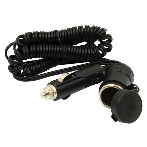 Roadpro 12 Volt Single Outlet Cigarette Lighter Adapter W10 Coil Cord