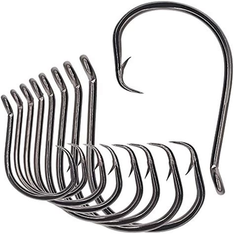 Circle Hooks Fishing Equipment Octopus Hooks Saltwater 50 Pack 1 0 8 0