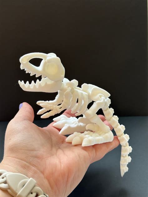 T Rex Articulated 3D Printed Model Dinosaur Replica Etsy