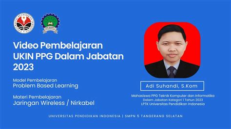 VIDEO UKIN PPG DALJAB KATEGORI 1 TAHUN 2023 TKI UNIVERSITAS