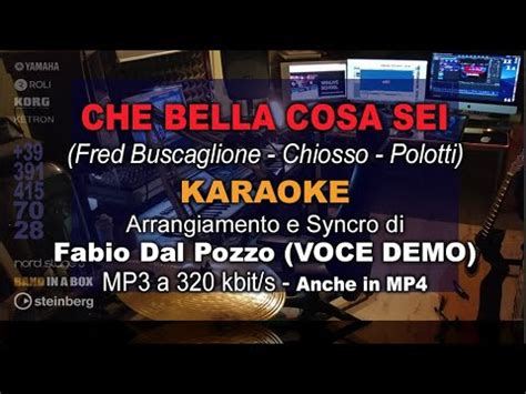 JAZZ LIVE PRO KARAOKE Che Bella Cosa Sei Demo Di Fabio Dal Pozzo