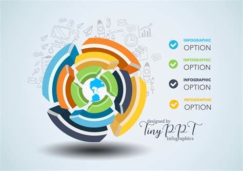 Earth Cycle Infographic Concept