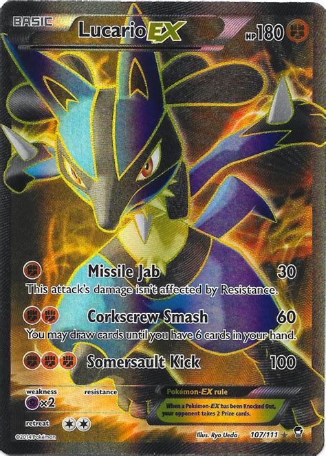 Lucario Ex Full Art Furious Fists Le Blog De Lena