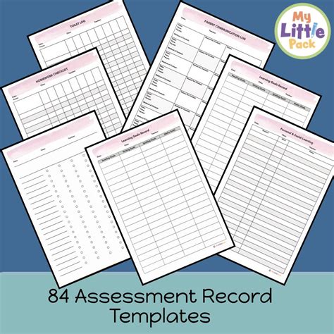 84 Teacher Assessment Record Templates Watermark Theme Etsy