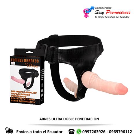 Arnes Ultra Doble Penetracion Sexypromociones Tienda Sex Shop En