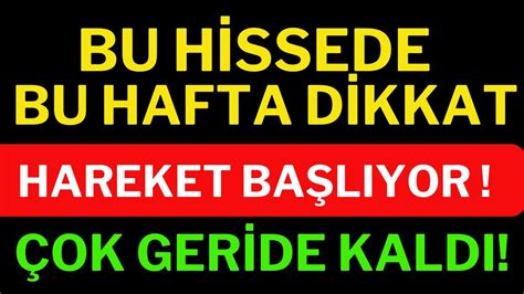 Bu Hissede Bu Hafta Hareket Başlayabilir Borsa Yorumları Dolar YouTube