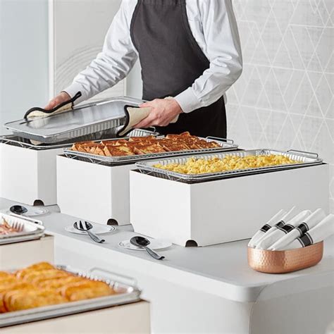 Choice Piece Full Size Disposable Serving Chafer Dish Kit With