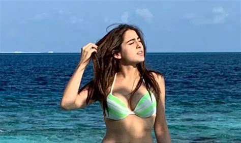 Sara Ali Khan Shares New Bikini Pictures From The Maldives Burns The