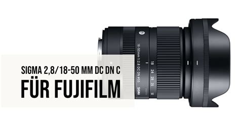 Sigma 2,8/18-50 mm DC DN C: Für Fujifilm - fotocommunity Fotoschule
