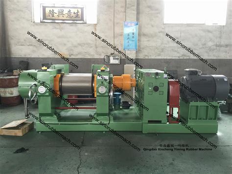 Waste Tire Processing Machine XKP 450 Double Groove Rollers Rubber