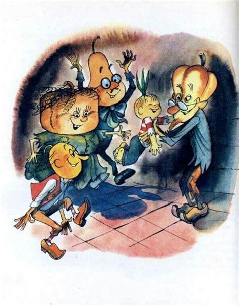 Чиполлино | Mad movies, Illustration, Children illustration