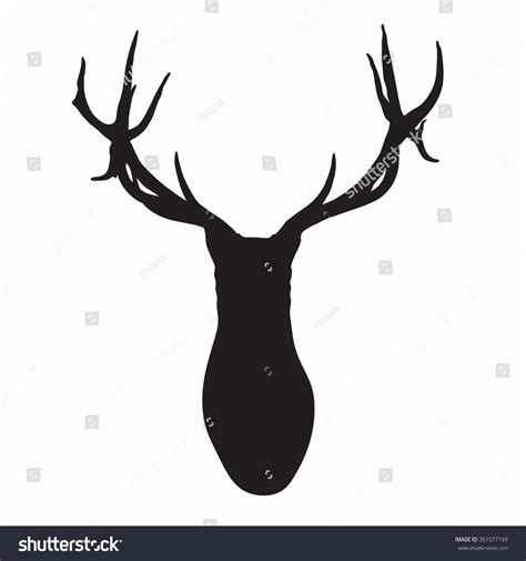 Deer Head Silhouette Template at GetDrawings | Free download