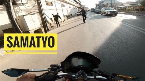 SAMATYO SPEED CHECKING MA PARYO TRAFFIC POLICE CAUGHT MODIFIED