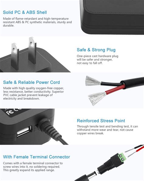 Alitove Adaptador universal de alimentación de CA a CC 30 W 3 V 45 V