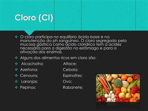 Ppt Elementos Qu Micos Nos Alimentos Powerpoint Presentation Free